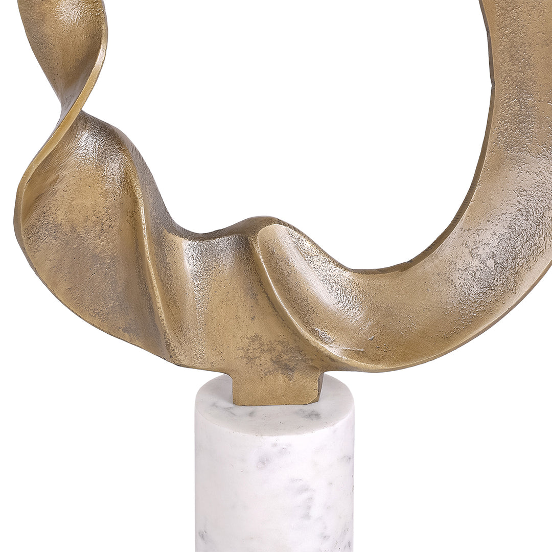 Kentford  Sculpture on Marble Base Small