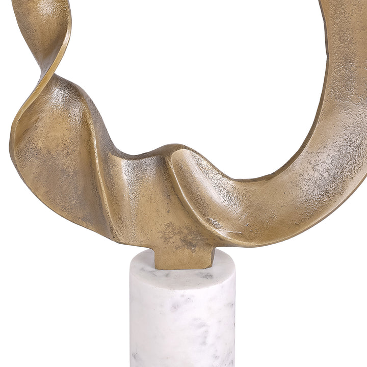 Kentford  Sculpture on Marble Base Small