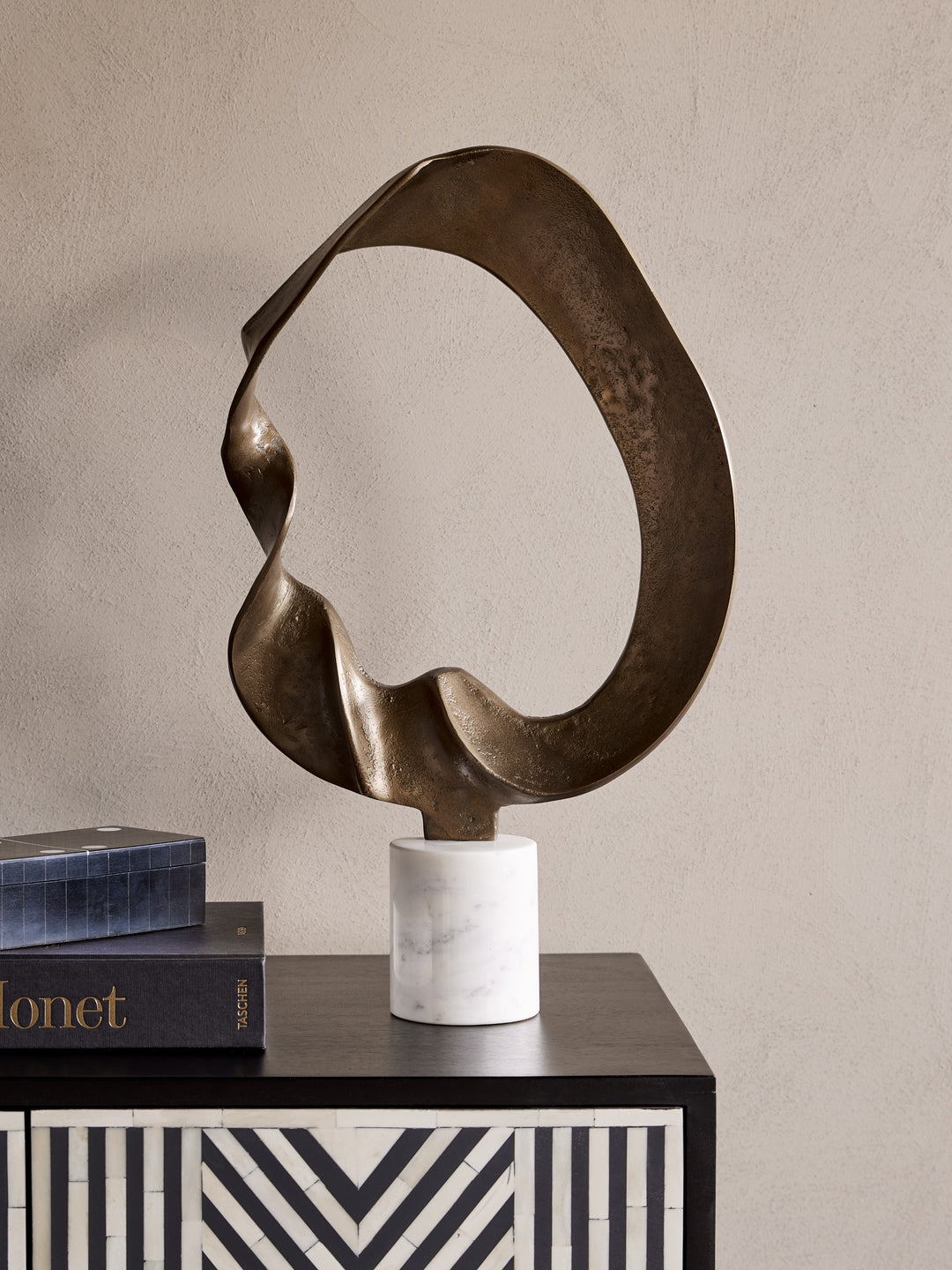 Kentford  Sculpture on Marble Base Small