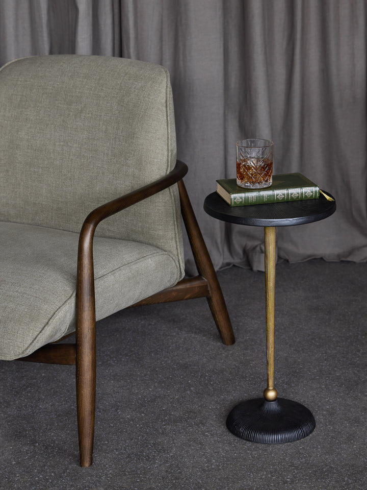 Pair of Moulton Round Side Tables