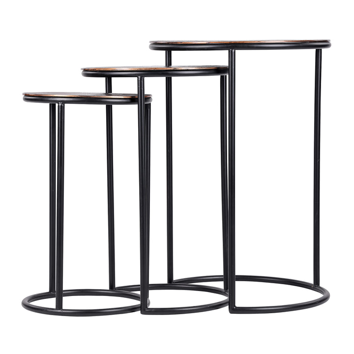 Tambora Metal Tables Set of 3