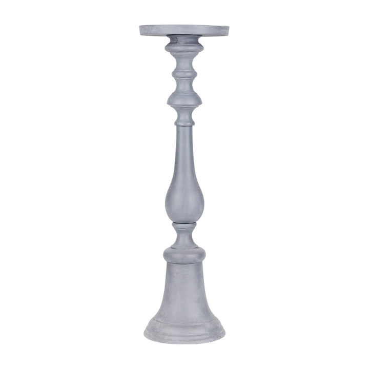 Van Dyk Grey Stonewash Pillar Holder Small