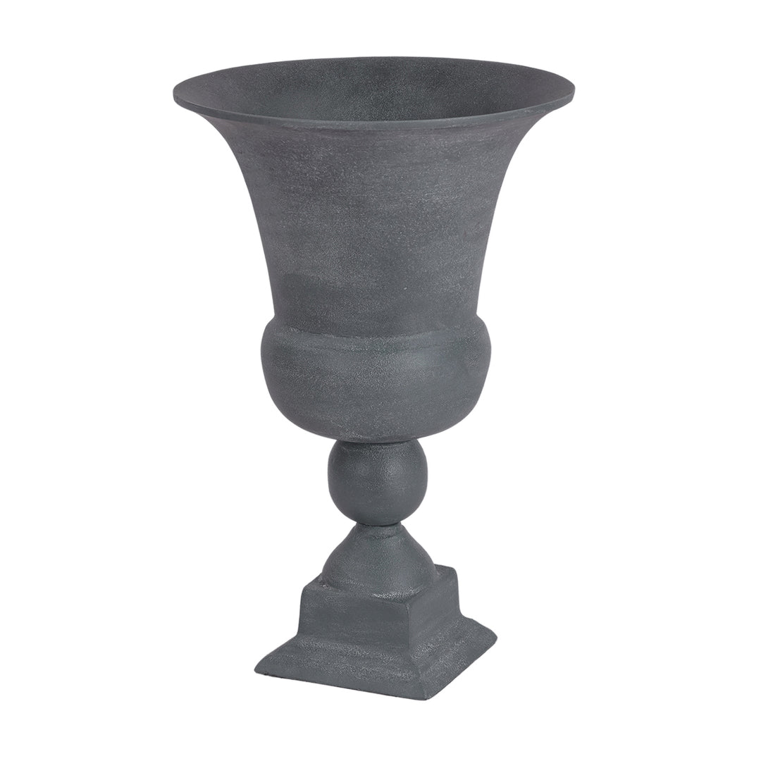 Van Dyk Tall Grey Stonewash Urn Medium
