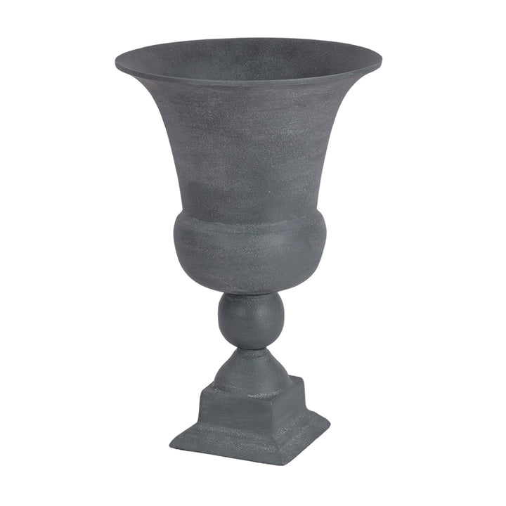 Van Dyk Tall Grey Stonewash Urn Medium