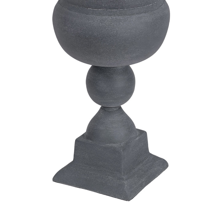 Van Dyk Tall Grey Stonewash Urn Medium