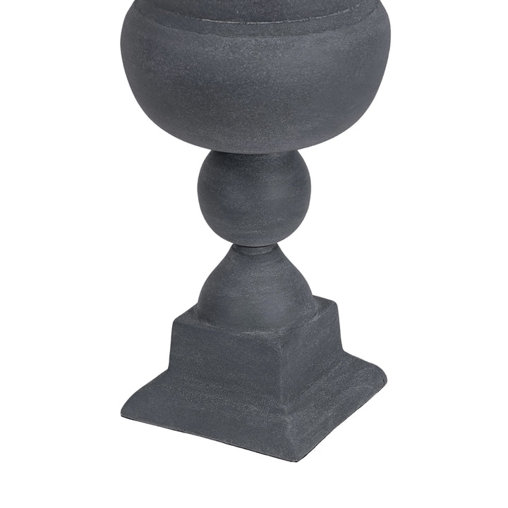 Van Dyk Tall Grey Stonewash Urn Large