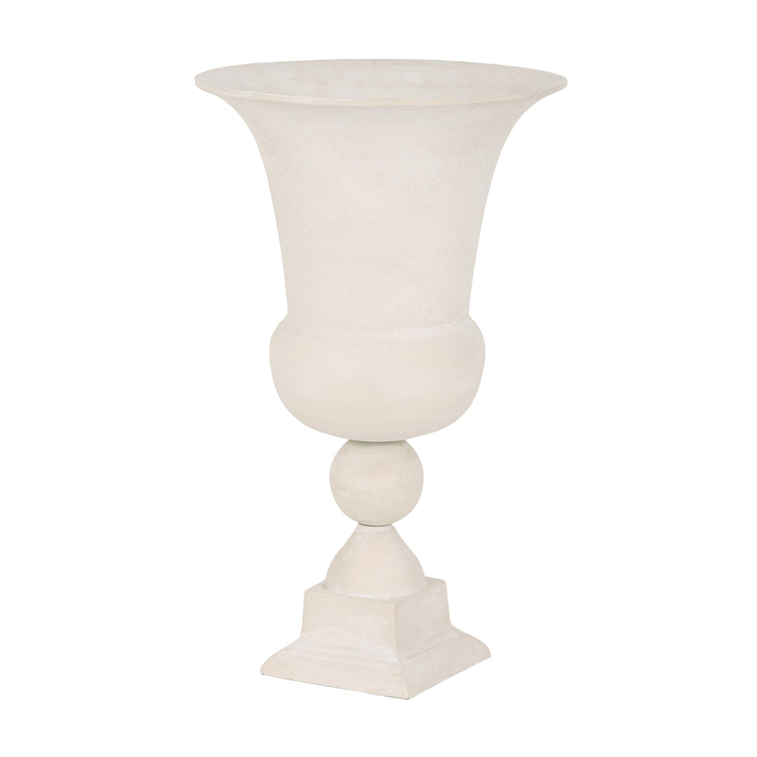 Van Dyk Tall Putty Stonewash Urn Medium