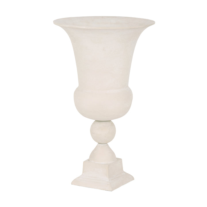 Van Dyk Tall Putty Stonewash Urn Medium