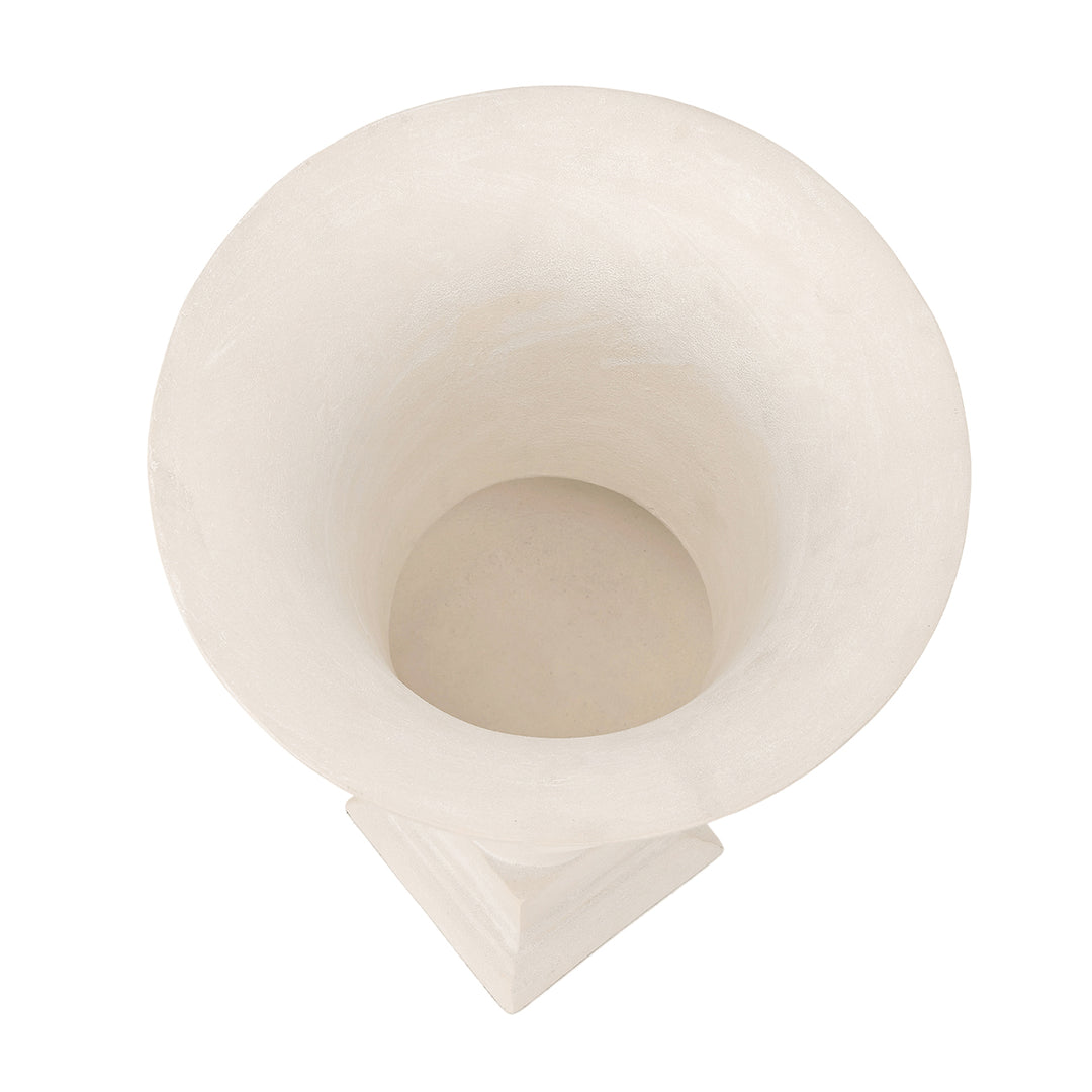 Van Dyk Tall Putty Stonewash Urn Medium