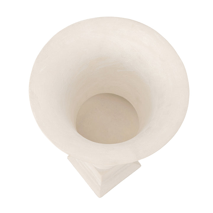 Van Dyk Tall Putty Stonewash Urn Medium