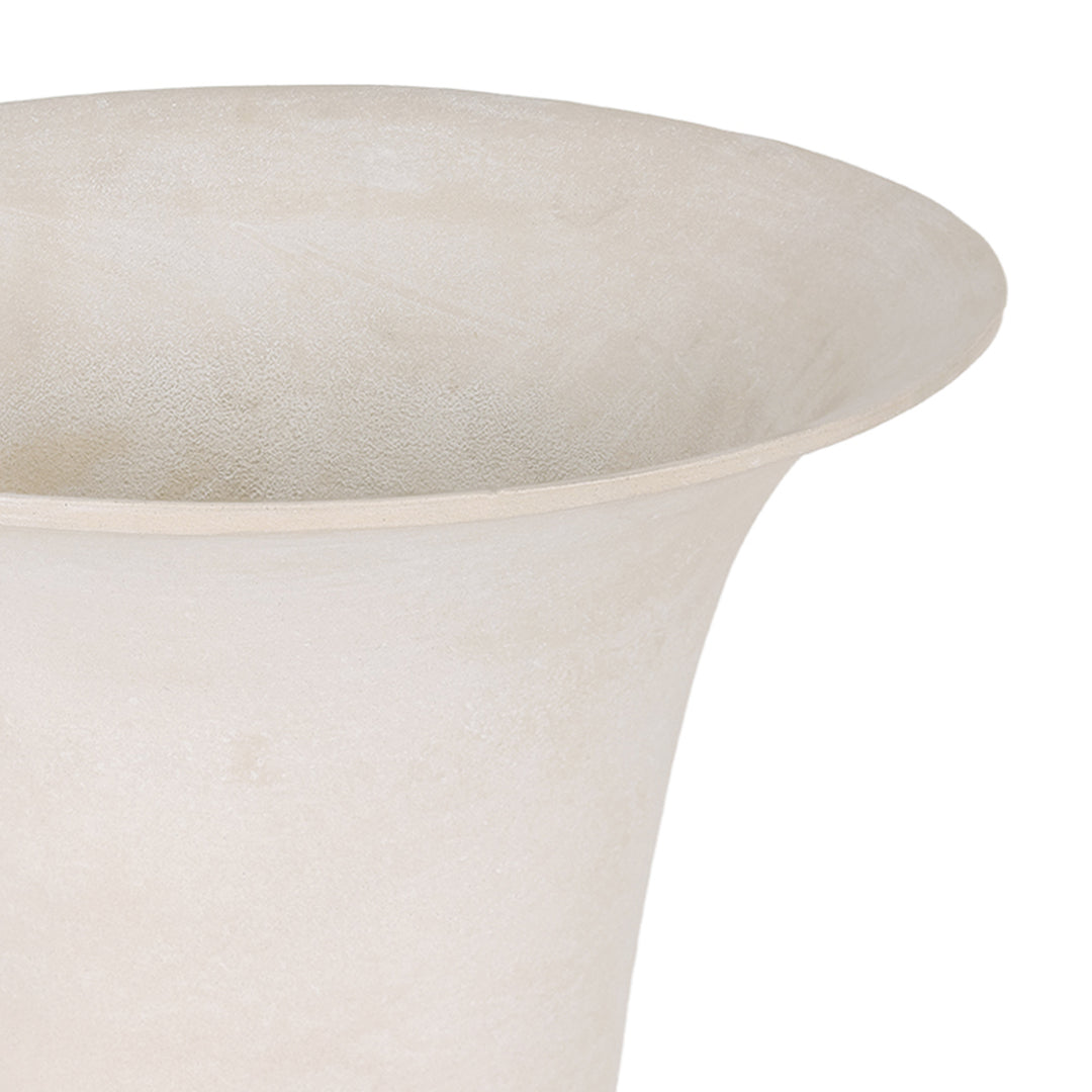 Van Dyk Tall Putty Stonewash Urn Large