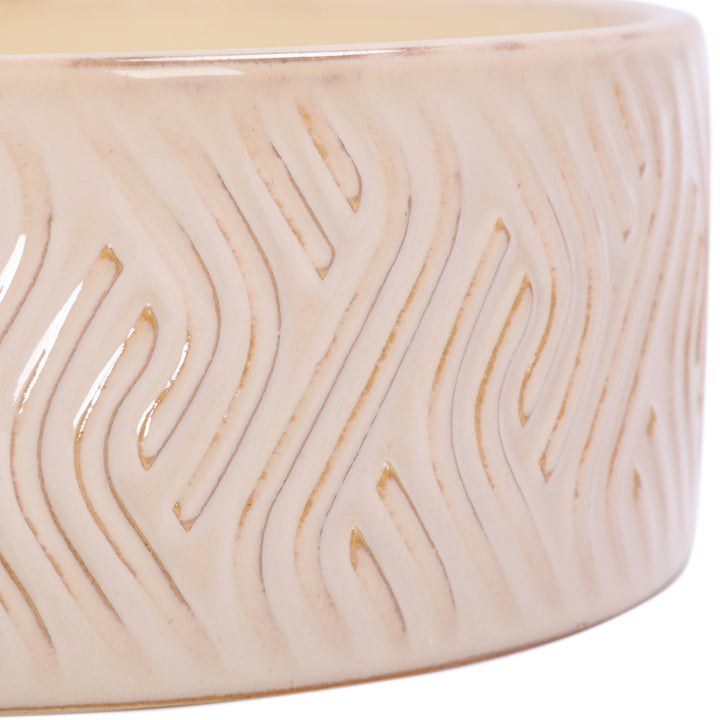 Serena Ceramic Candle Ivory