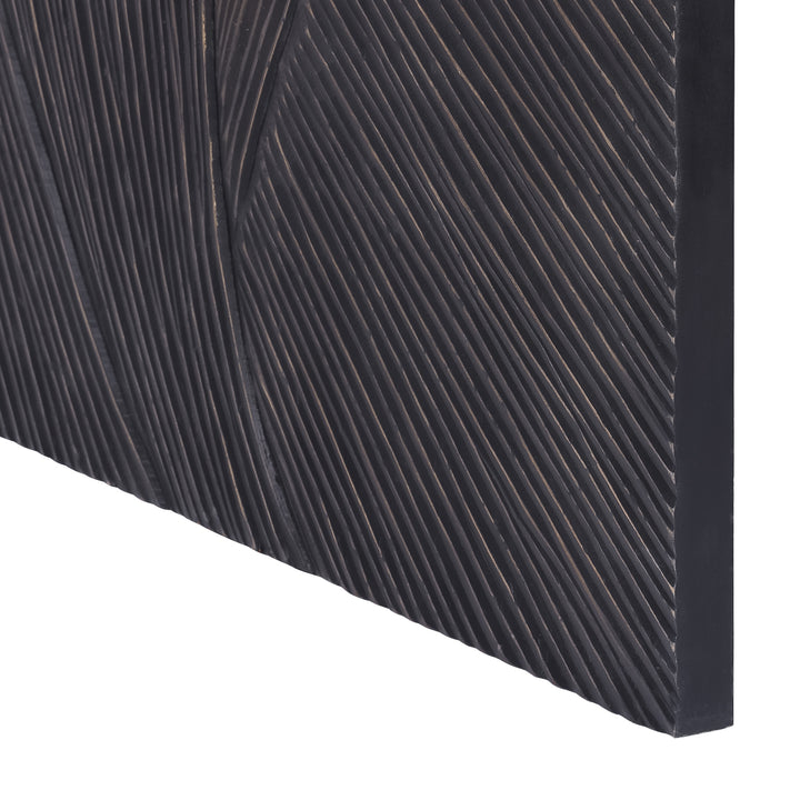 Golden Wave Geometric Wall Art 120x120cm