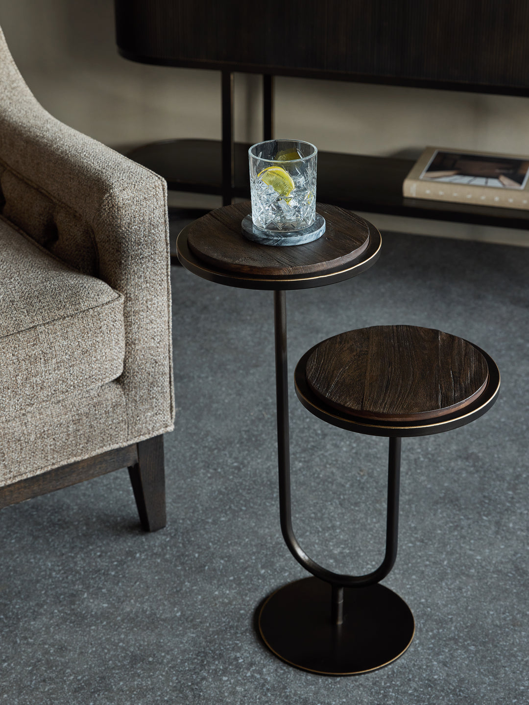 Marco Accent Table Sandblasted Walnut