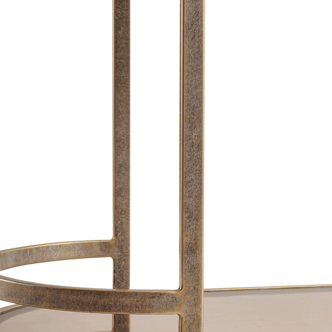 Belvedere Aged Gold Drinks Trolley