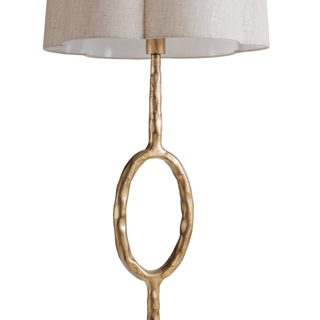 Ronde Floor Lamp with Linen Shade