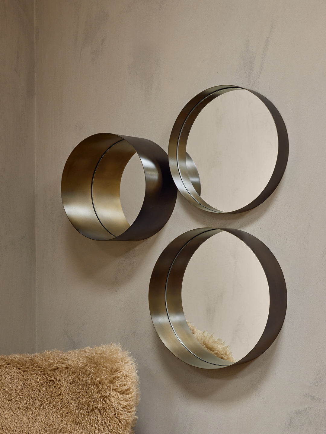 Santa Monica Set of 3 Nested Wall Mirror-