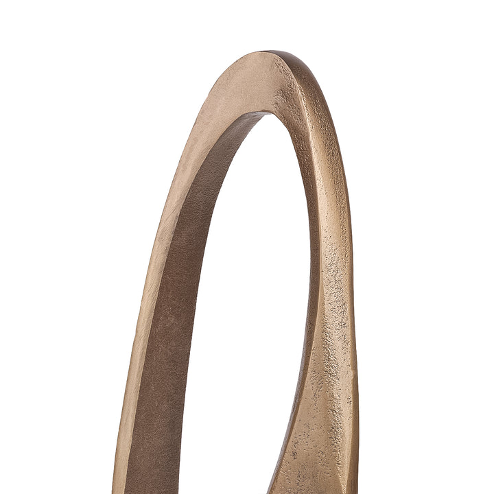 Arch Antique Aluminium Sculpture 46cm