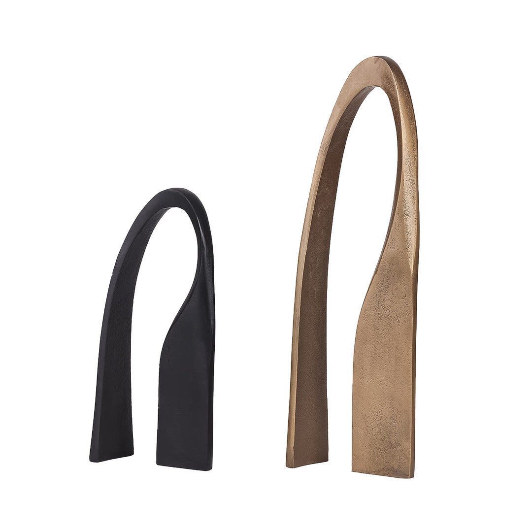 Arch Antique Aluminium Sculpture 46cm