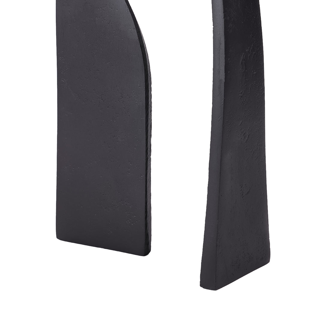 Arch Black Aluminium Sculpture 30cm