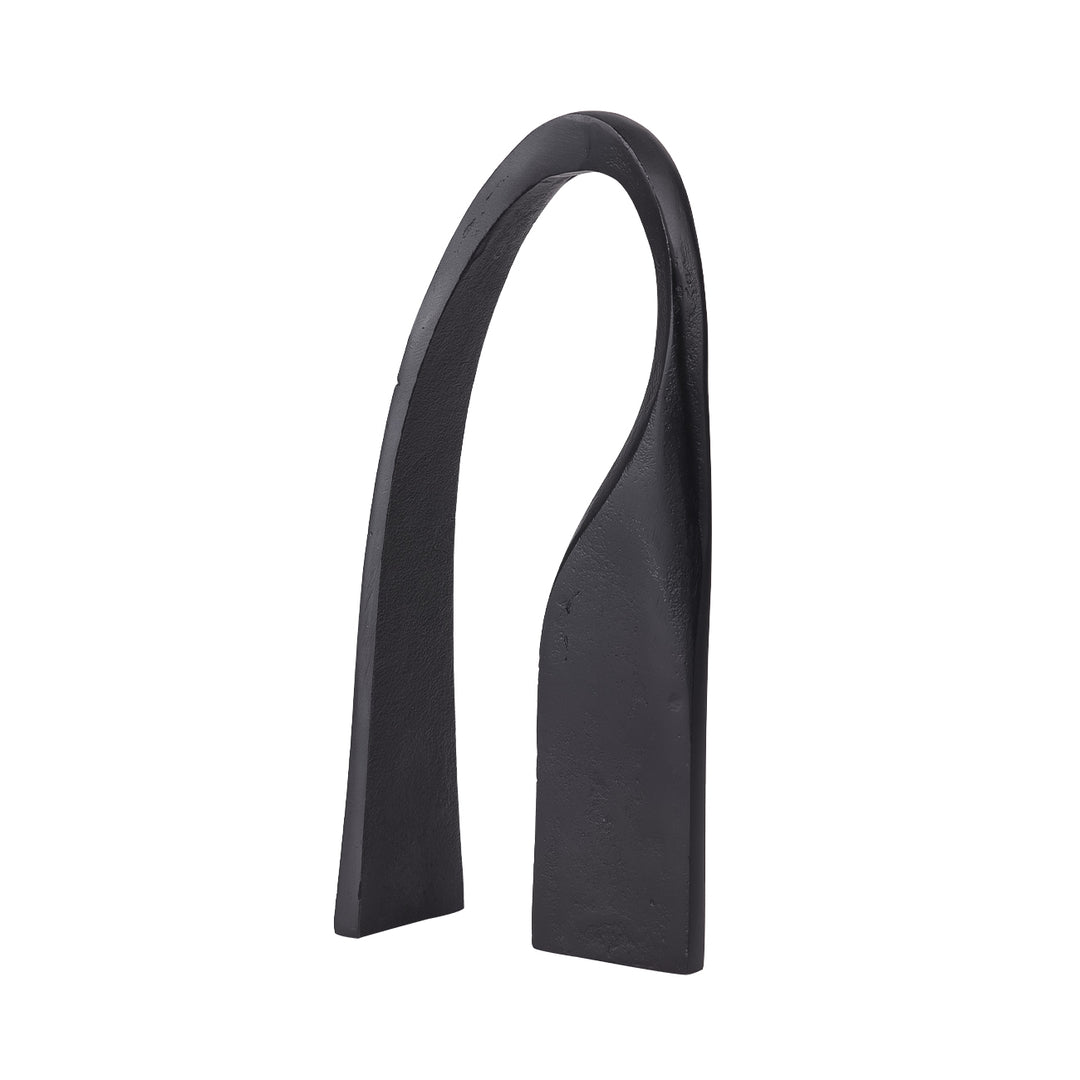 Arch Black Aluminium Sculpture 30cm