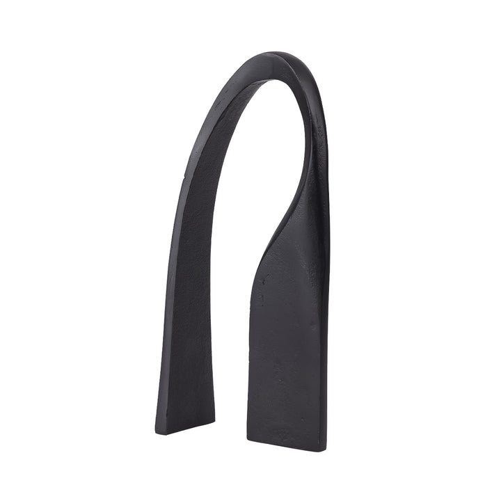 Arch Black Aluminium Sculpture 30cm
