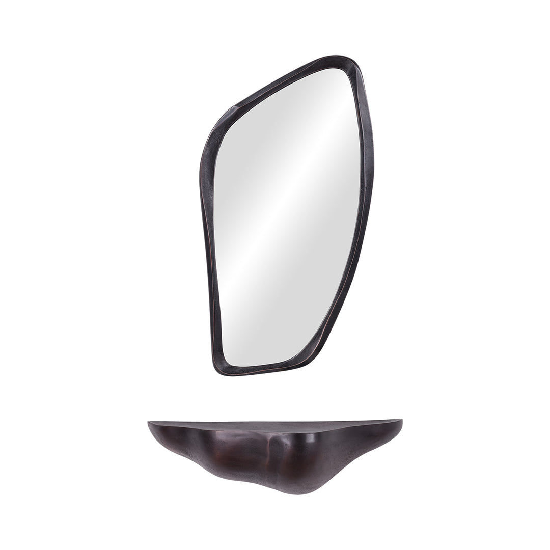 Telby Bronze Aluminium Mirror 118x64cm