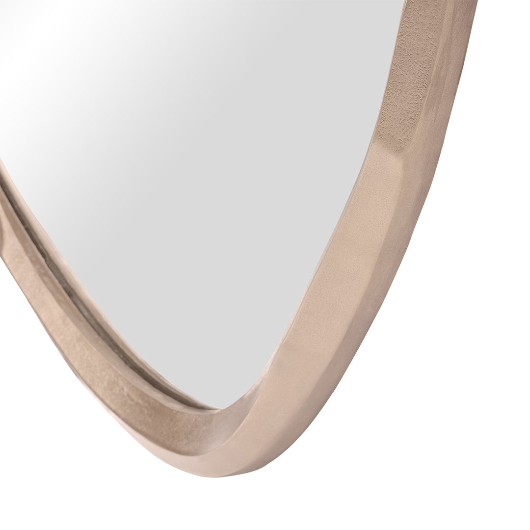 Telby  Antique Brass Aluminium Mirror 130x100cm