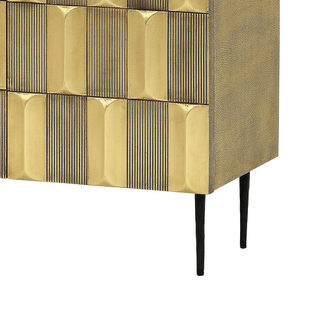 Verano Large Brass Sideboard