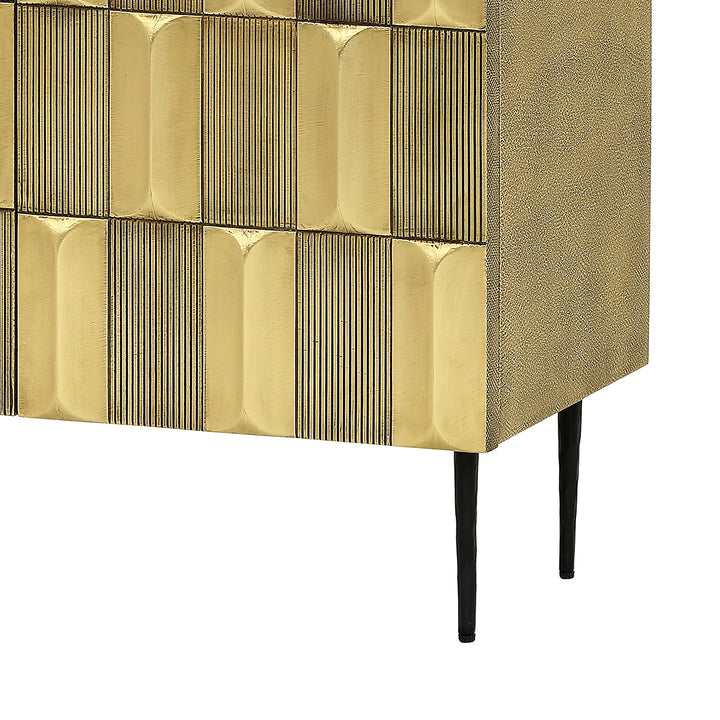 Verano Large Brass Sideboard