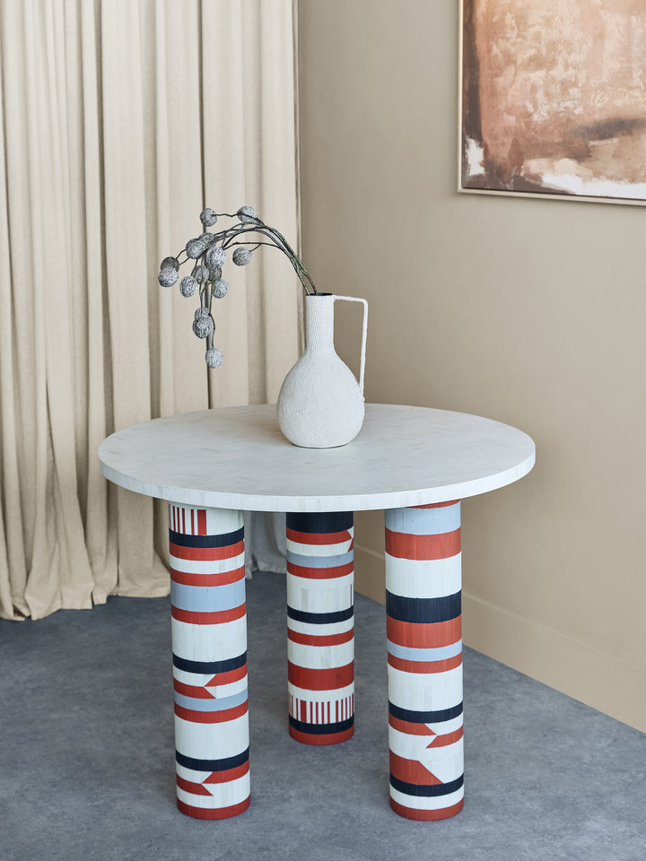 Coco Hall Bone Inlay  Dining Table