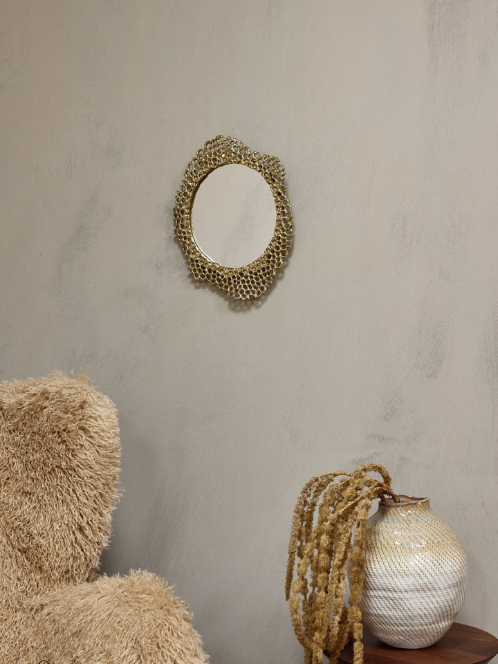 Miel Cast Aluminium Mirror Small