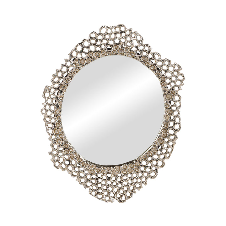 Miel Cast Aluminium Mirror Small