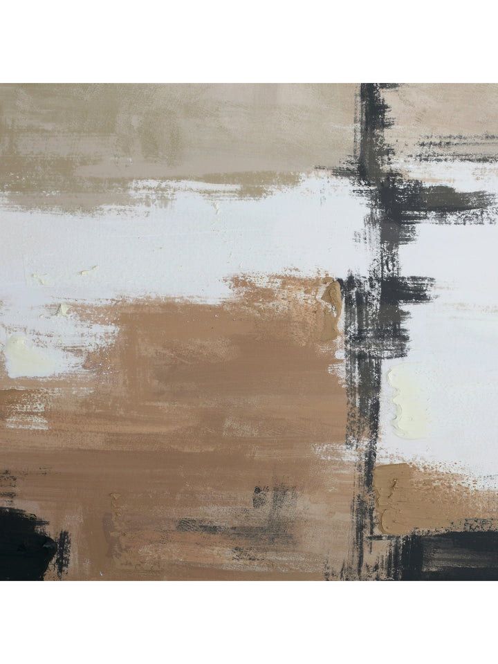 Sable Rise Hand Embellished Framed Canvas Wall Art 100x140cm