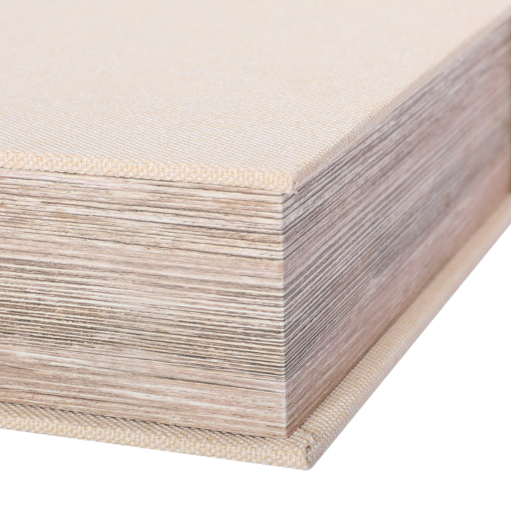Cream Set of 2 Book Boxes