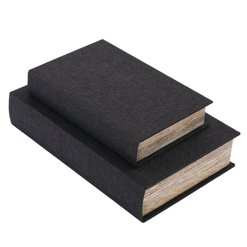 Dark Set of 2 Book Boxes
