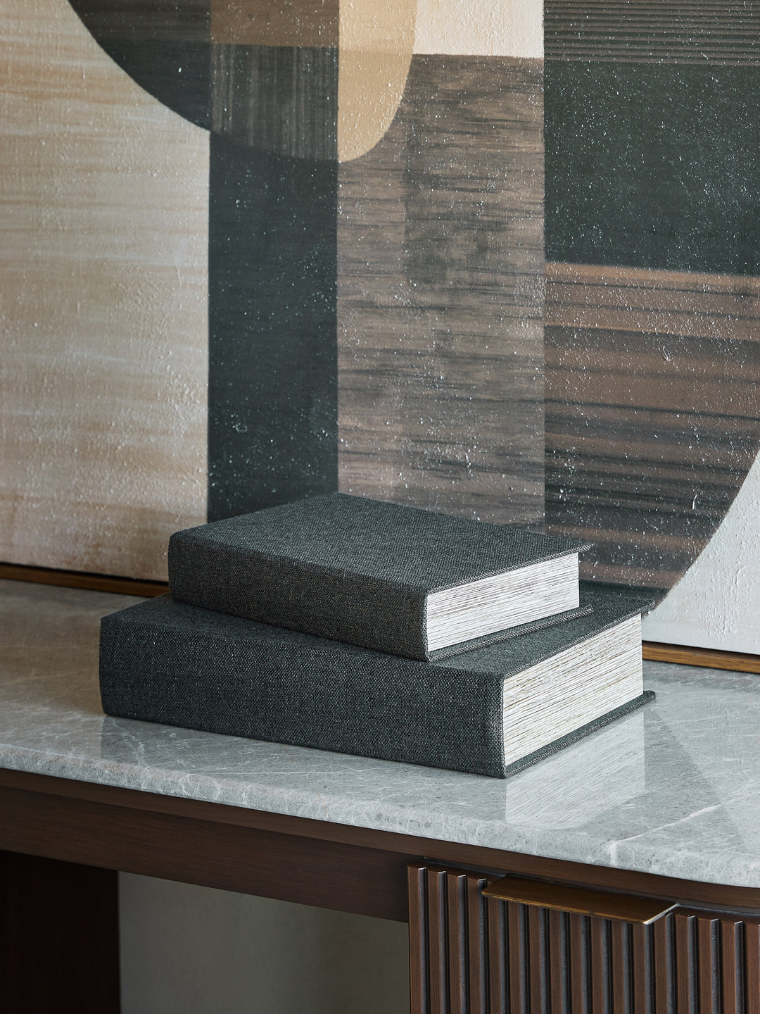Dark Set of 2 Book Boxes