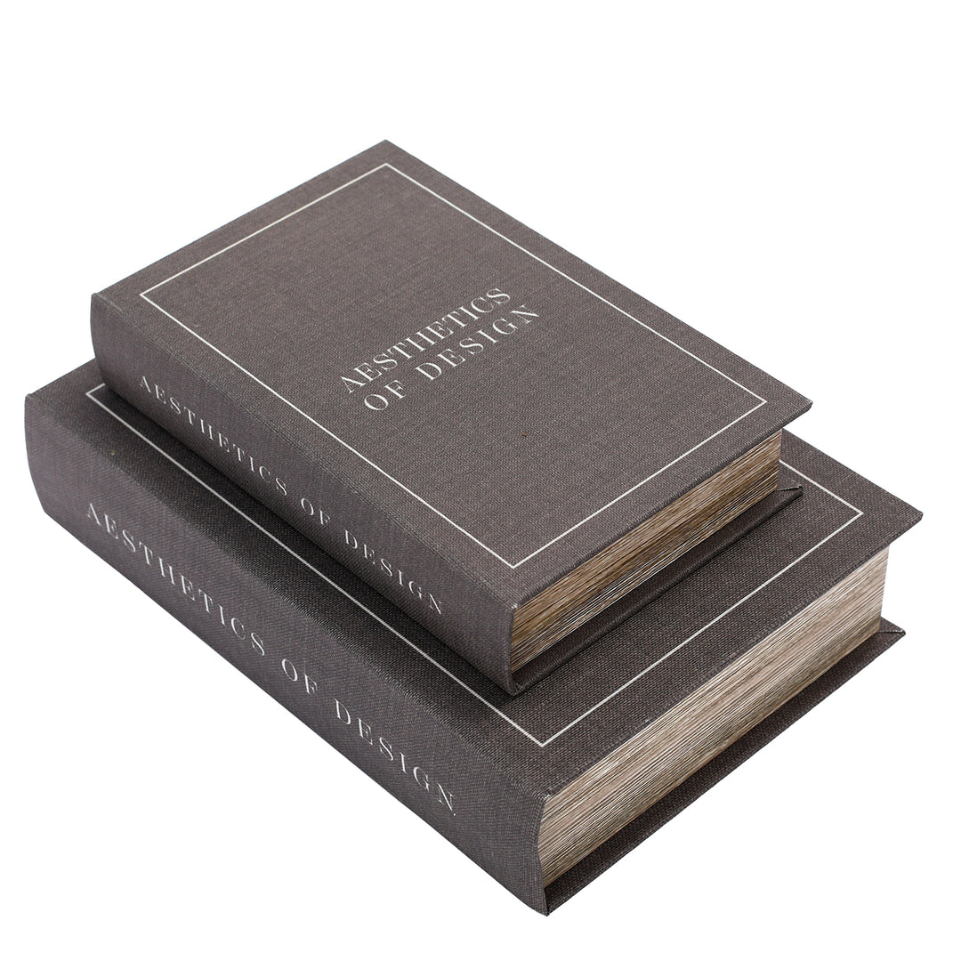 Aesthetics of Design Set of 2 Book Boxes