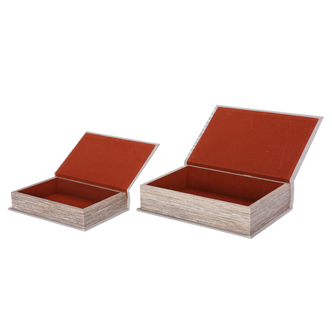 Bohemian Style Set of 2 Book Boxes