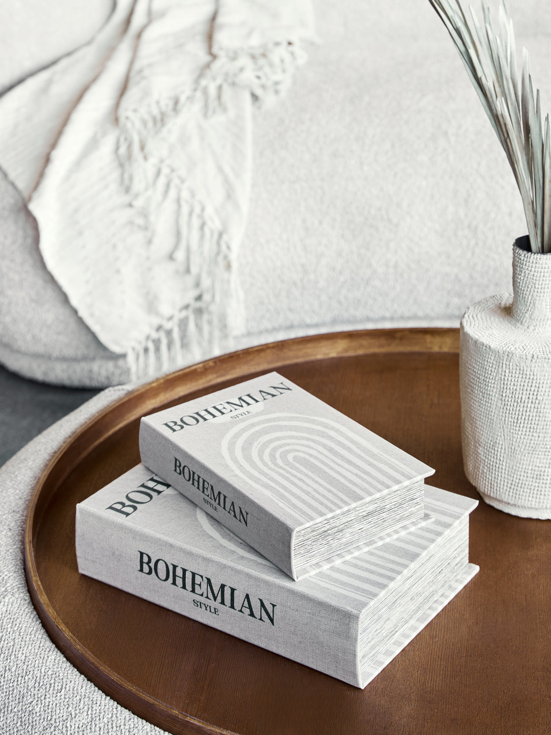 Bohemian Style Set of 2 Book Boxes