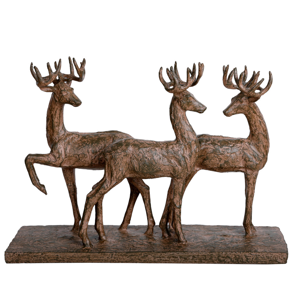 Rustic Woodland Trio of Stags