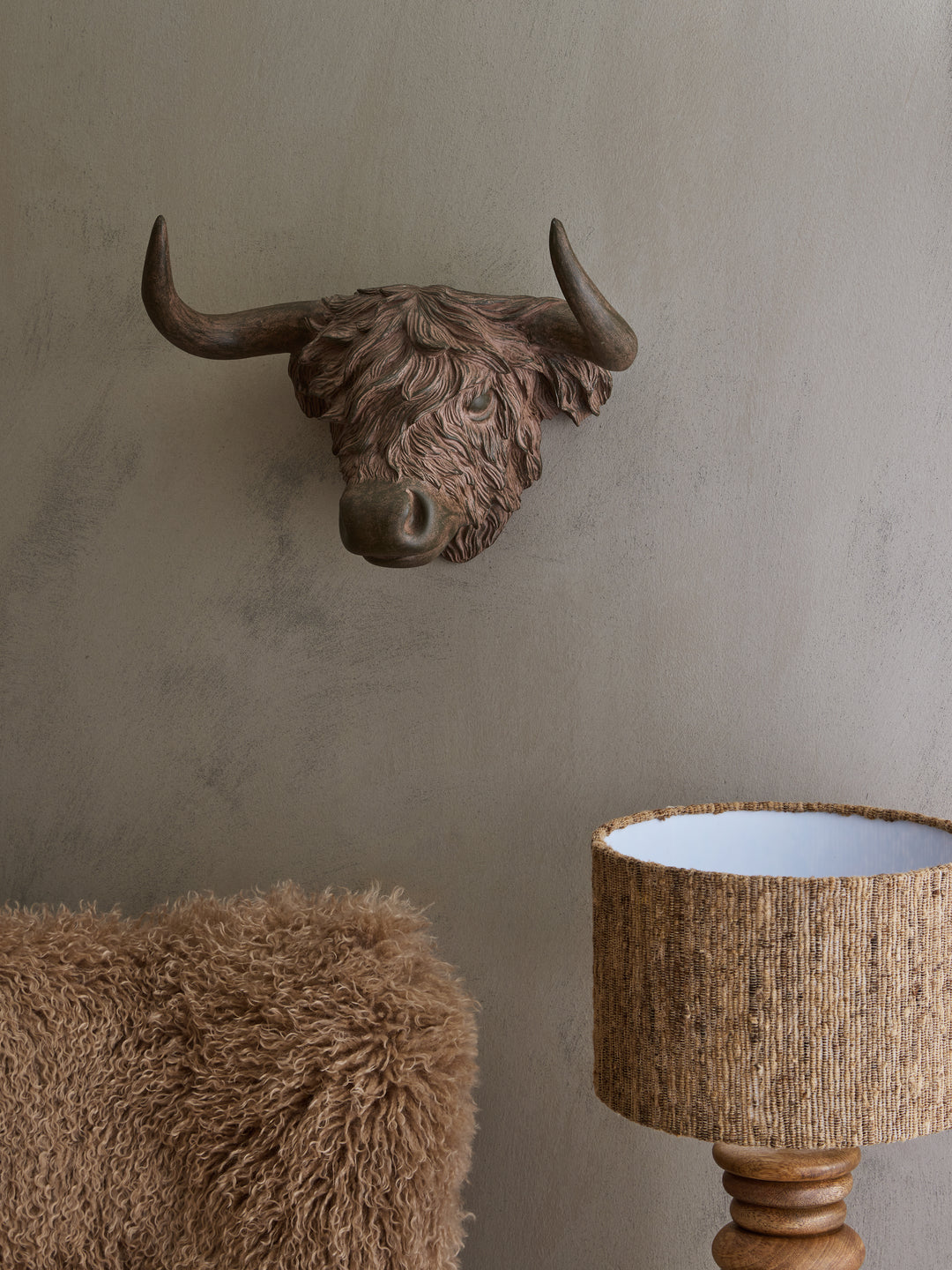 Murchie Rustic Highland Cow Wall Plaque