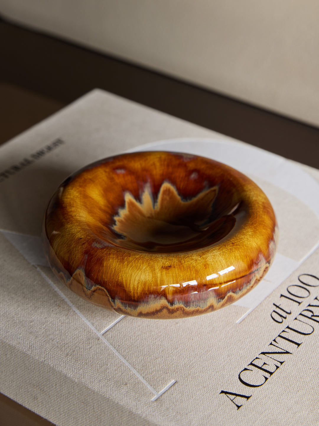 Medway Ochre Reactive Glaze Stoneware Bowl
