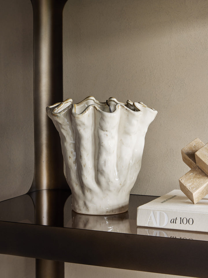 Coralie Glazed Vase Medium