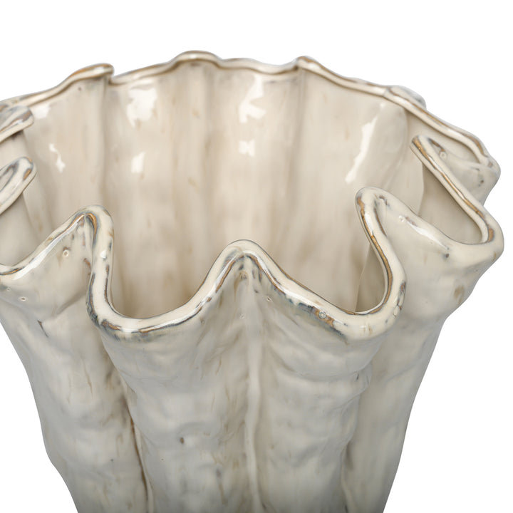 Coralie Glazed Vase Large