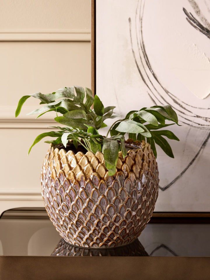 Pinecrest Planter Reactive Glaze Large