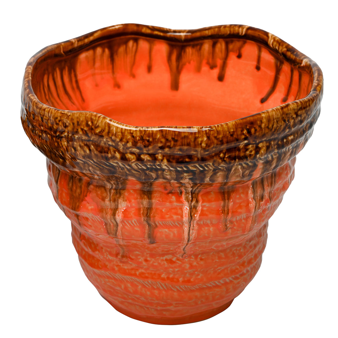 Ibiza Reactive Glaze Planter Large
