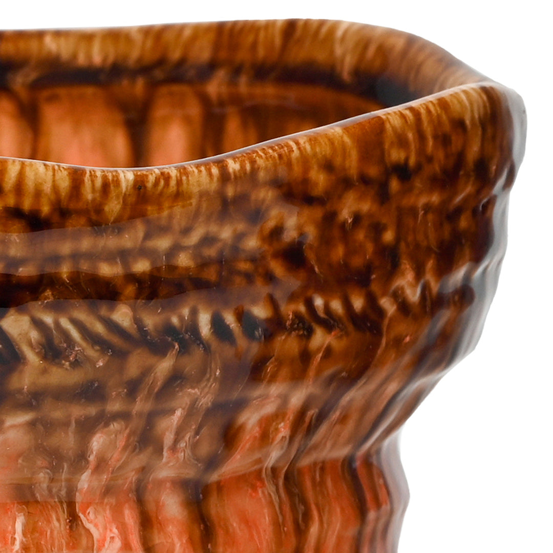 Ibiza Reactive Glaze Planter Small
