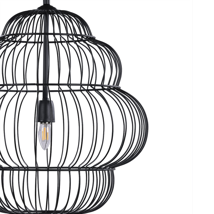 Mira Tiered Cloud Wire Pendant