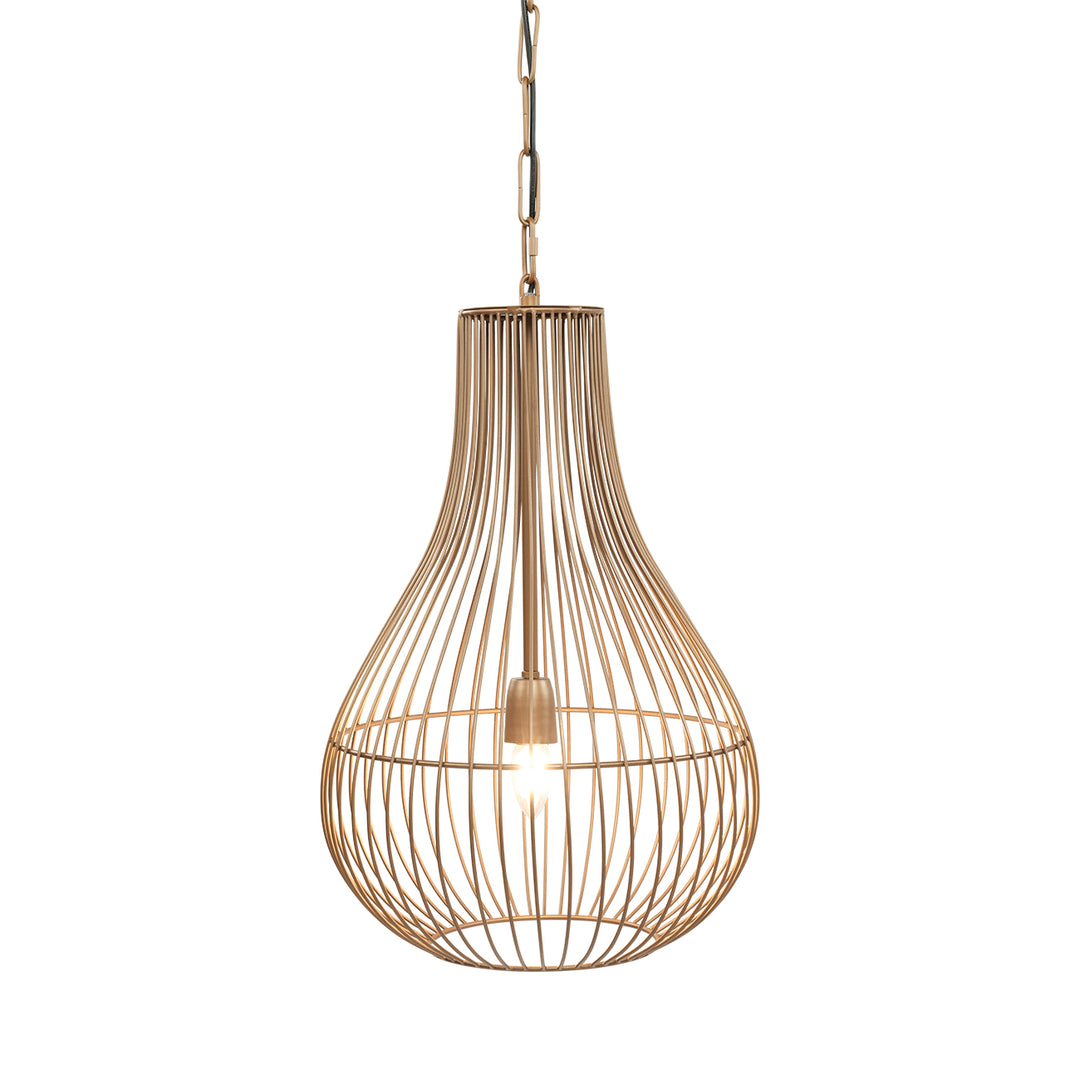 Mira Pear Drop Wire Pendant